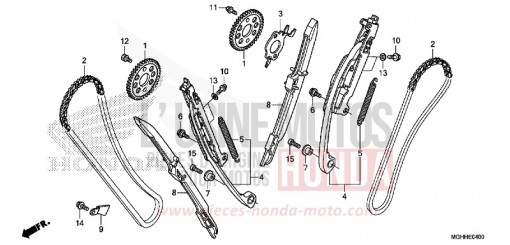 CAM CHAIN/TENSIONER VFR1200XDH de 2017